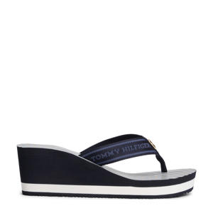   teenslippers donkerblauw