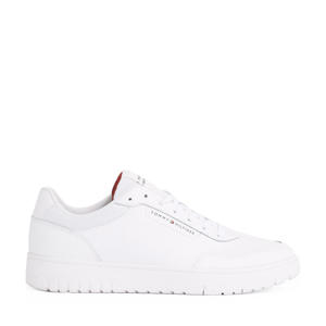   leren sneakers wit