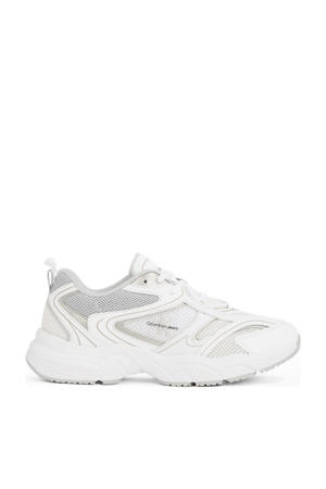   chunky sneakers wit/zilver