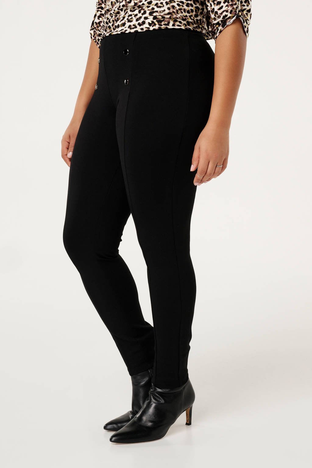 Broeken Tregging Hoge Taille ASOS DESIGN Hourglass Getailleerde