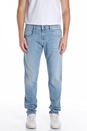 slim fit jeans ANBASS Hyperflex light blue denim