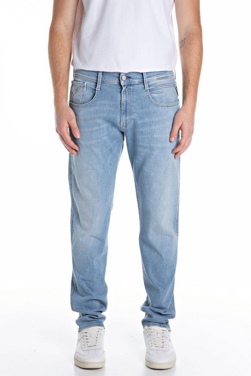 REPLAY slim fit jeans ANBASS Hyperflex light blue denim