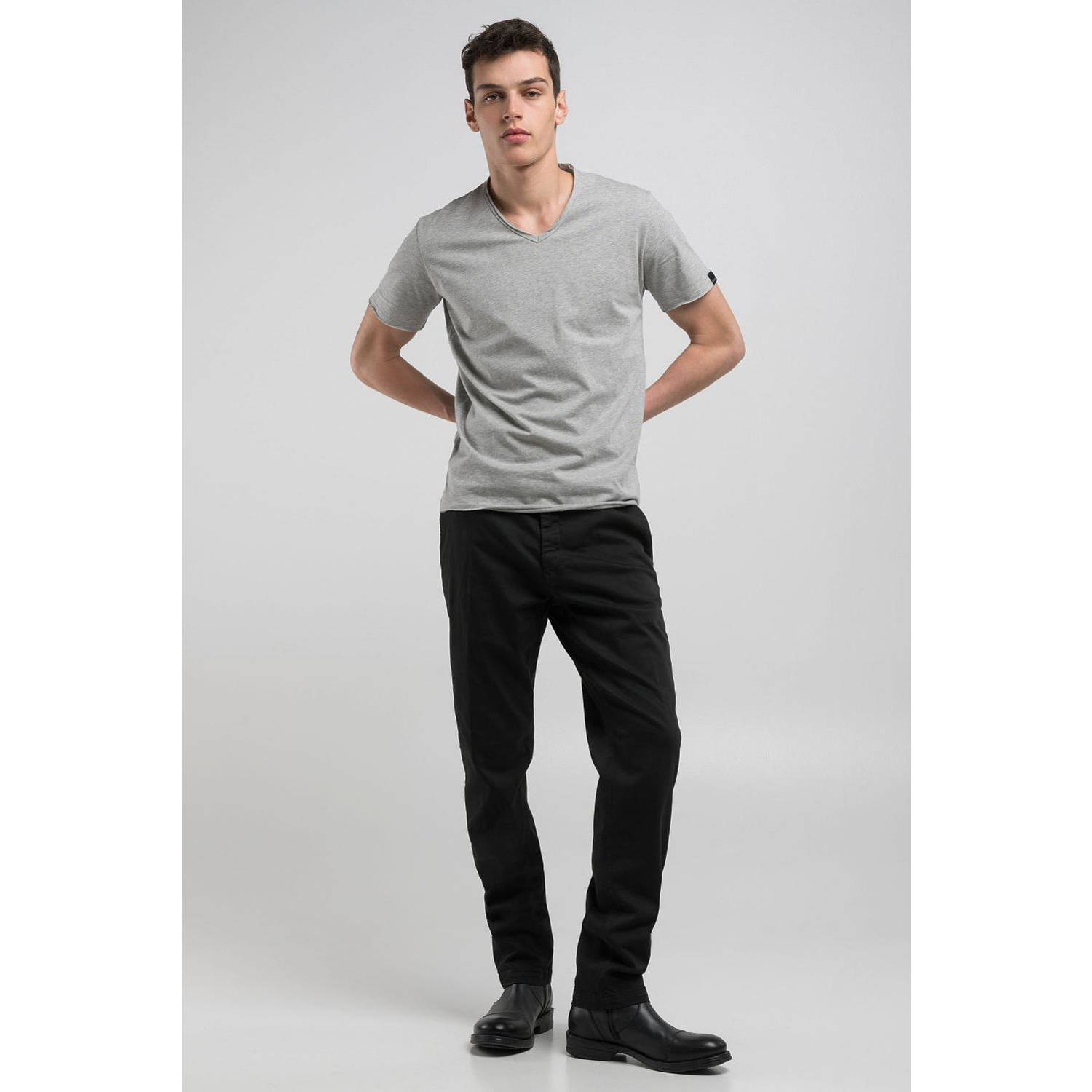 REPLAY T-shirt lichtgrijs