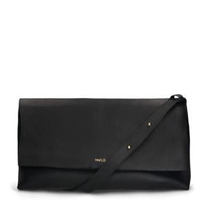leren crossbody tas zwart