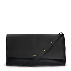 leren crossbody tas zwart