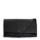 Manfield leren crossbody tas zwart