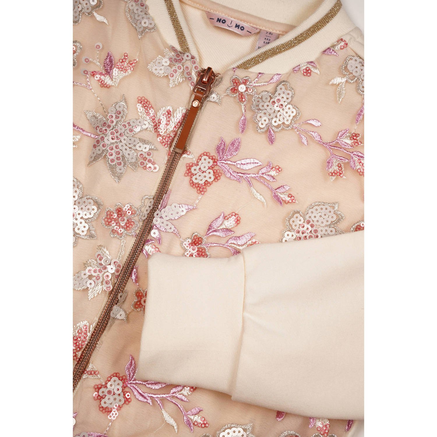 NONO jasje voor binnen roze met pailletten