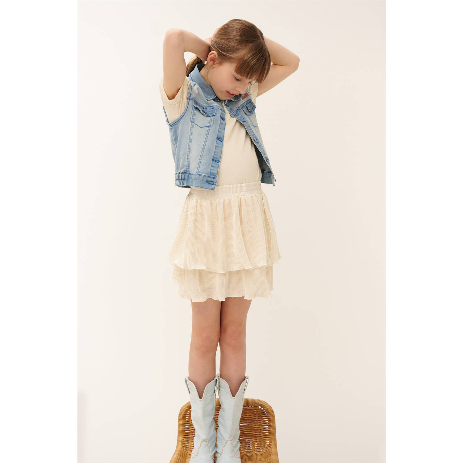 NONO gilet blauw