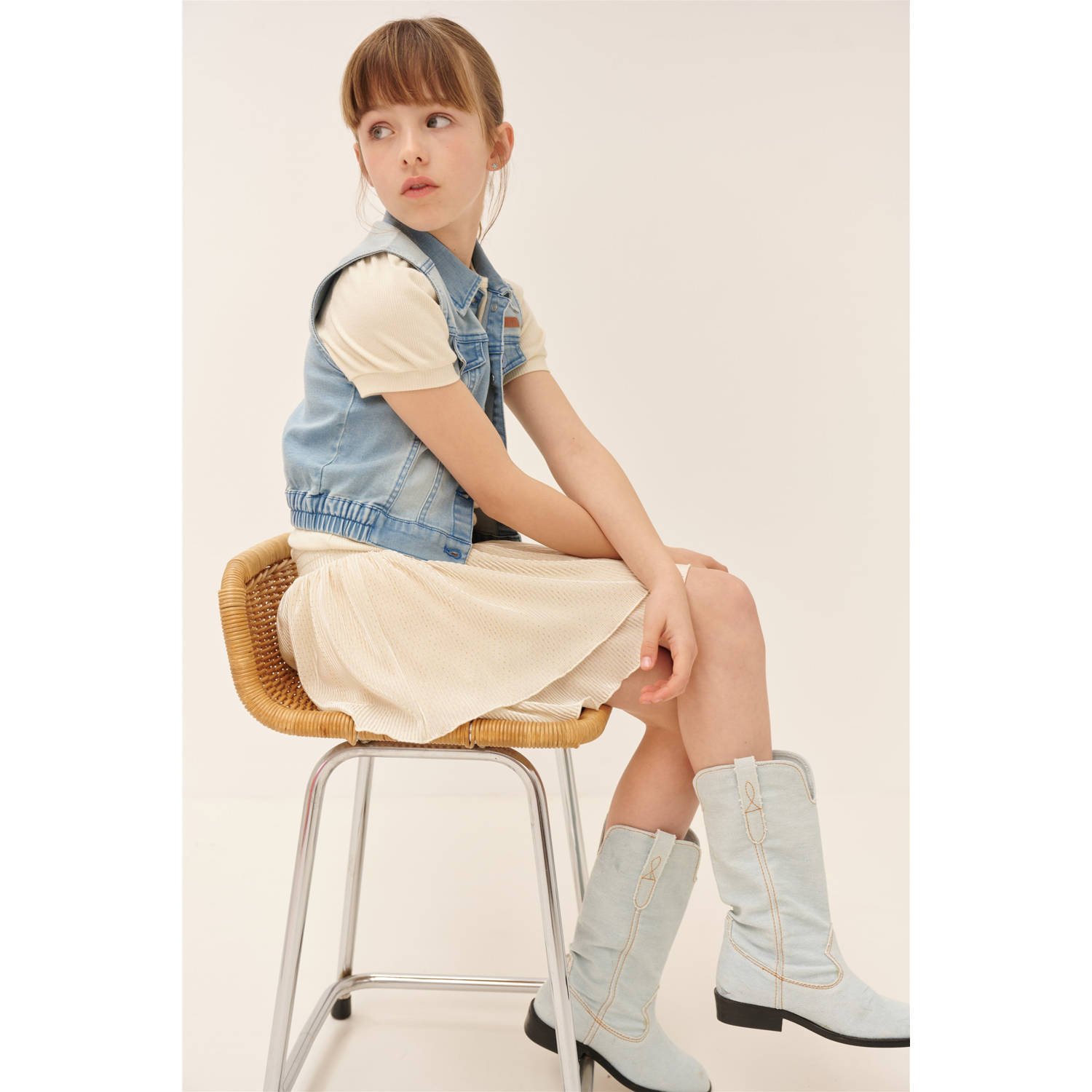 NONO gilet blauw