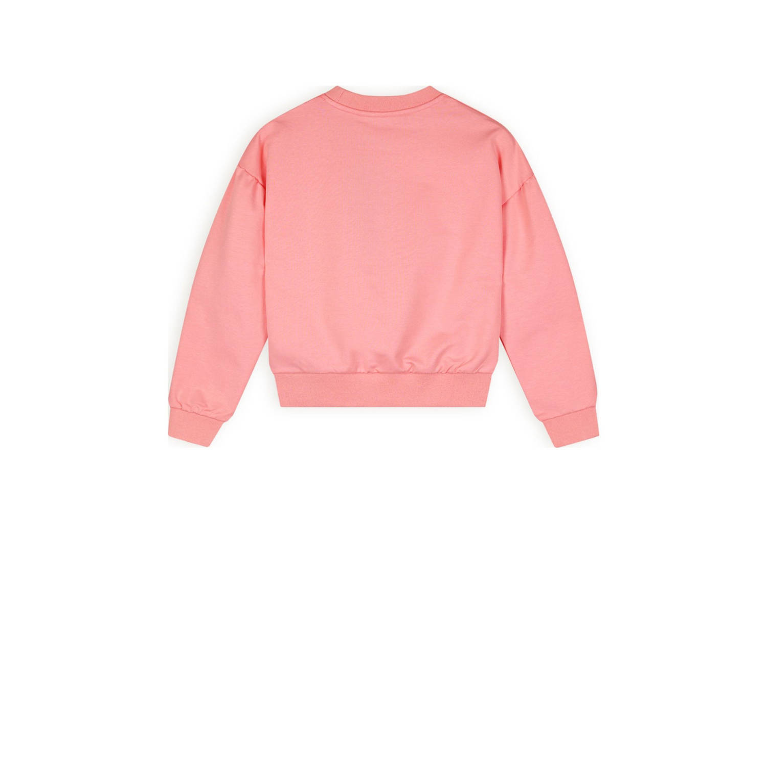 NONO sweater roze met pailletten