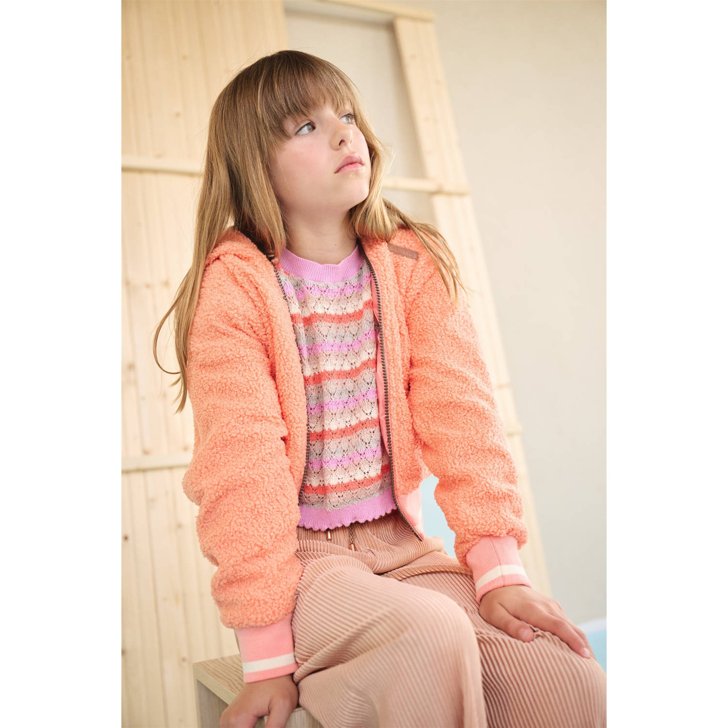 NONO reversible jas oranje