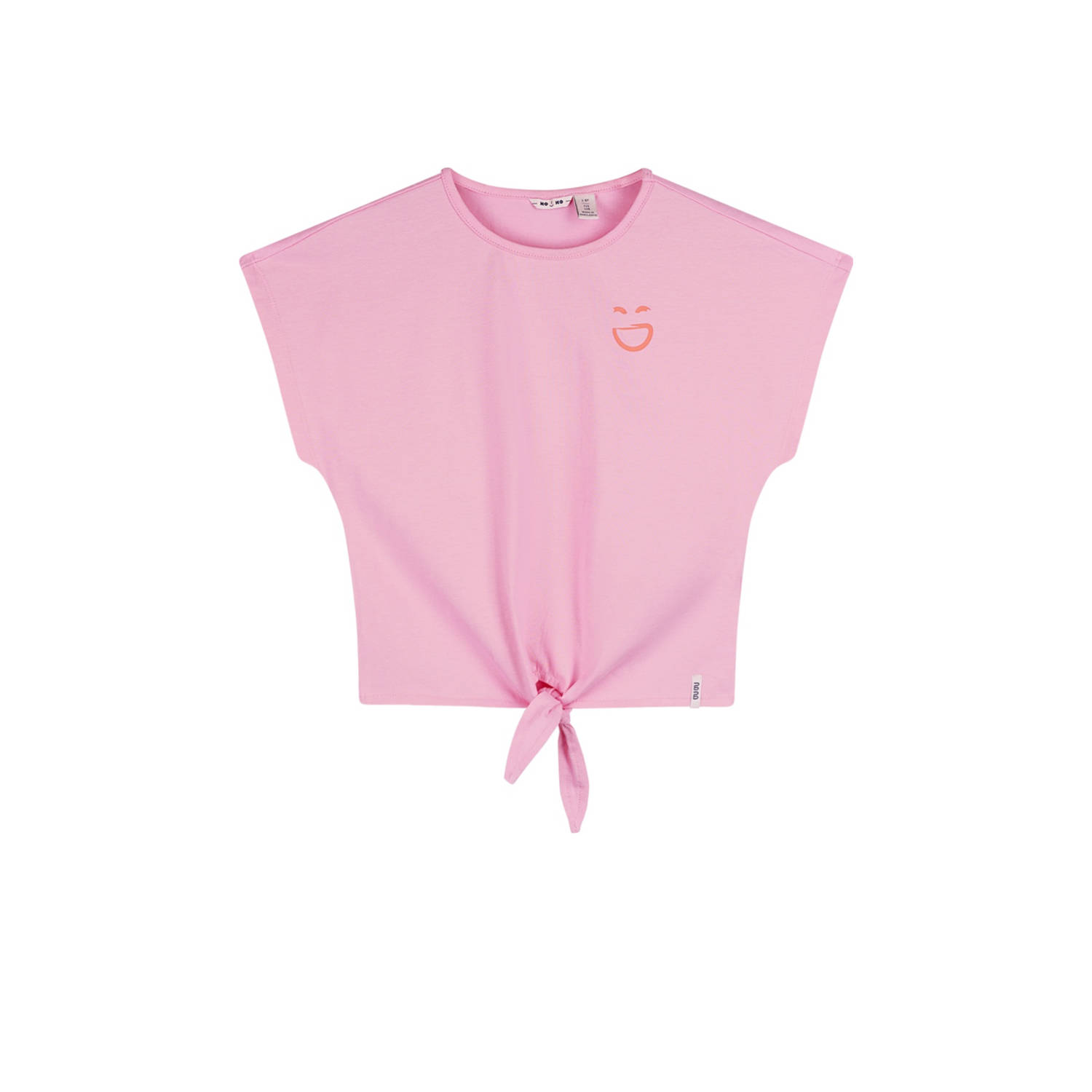NONO Meisjes Tops & T-shirts Kate Keep Smiling T-shirt Roze