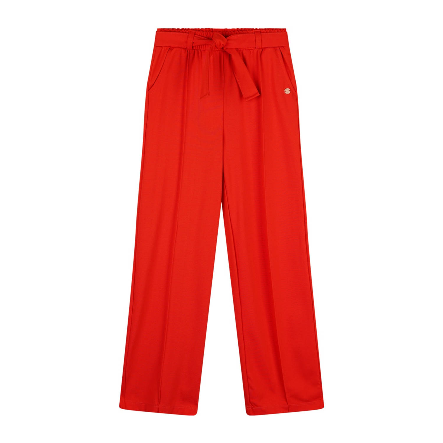 NONO regular casual broek rood