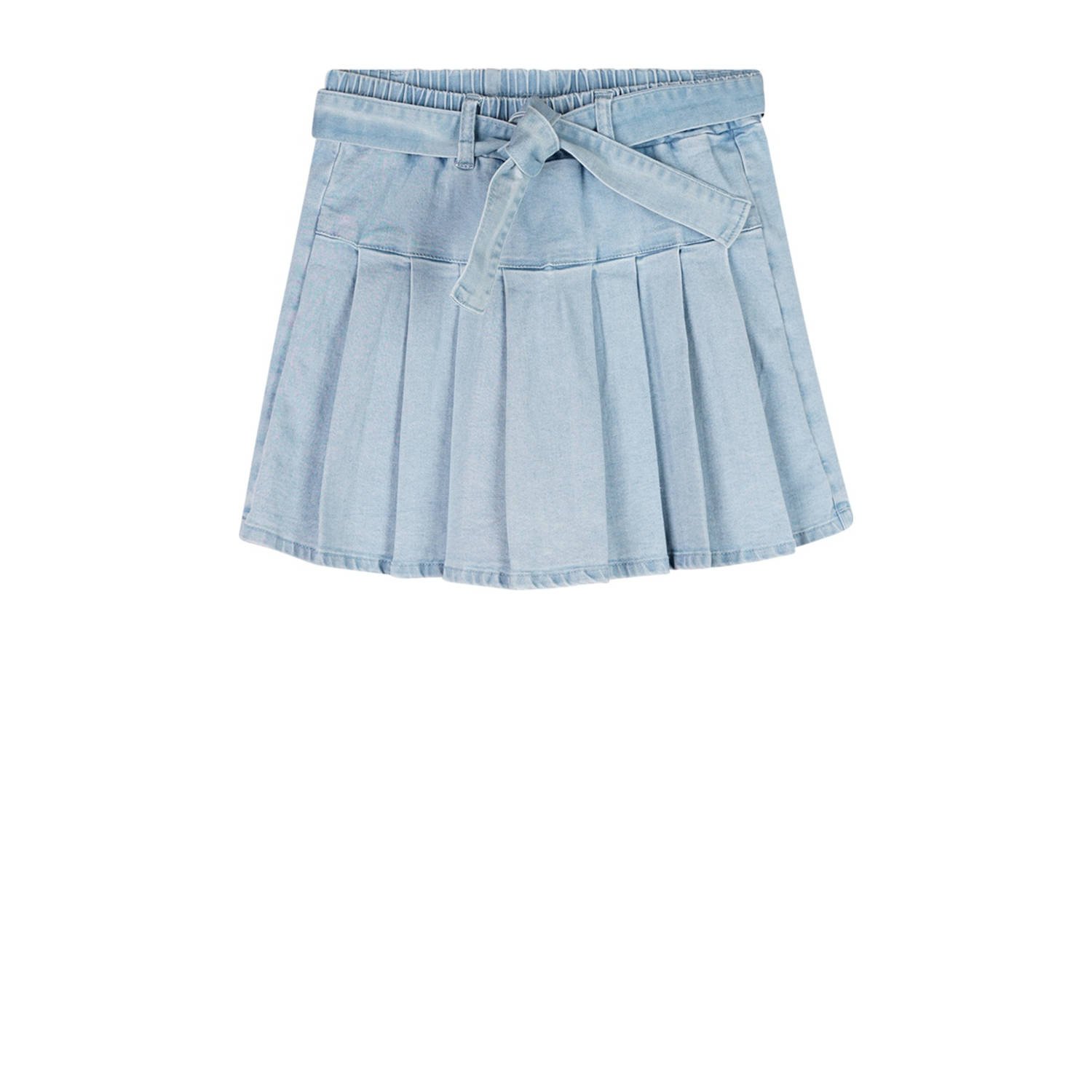 NONO Meisjes Broeken Sella Denim Skort Lichtblauw