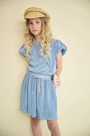 midi jurk blauw