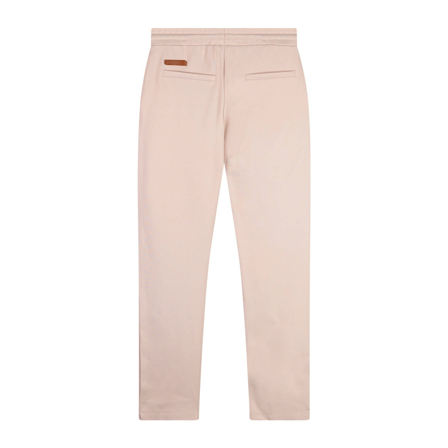NONO slim casual broek zand