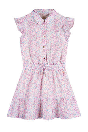 midi jurk lila