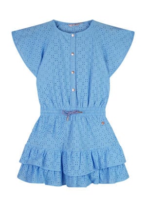 midi jurk blauw