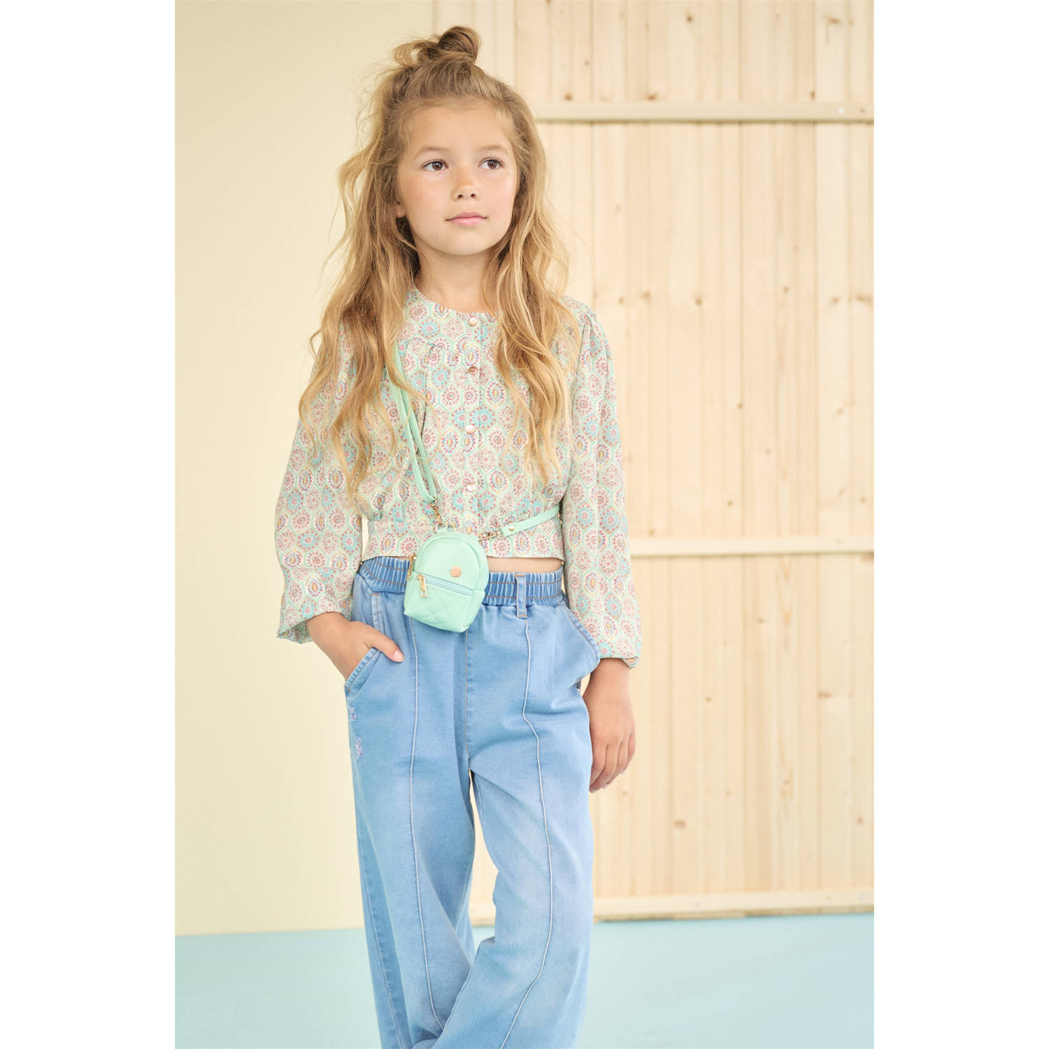 NONO blouse mintgroen