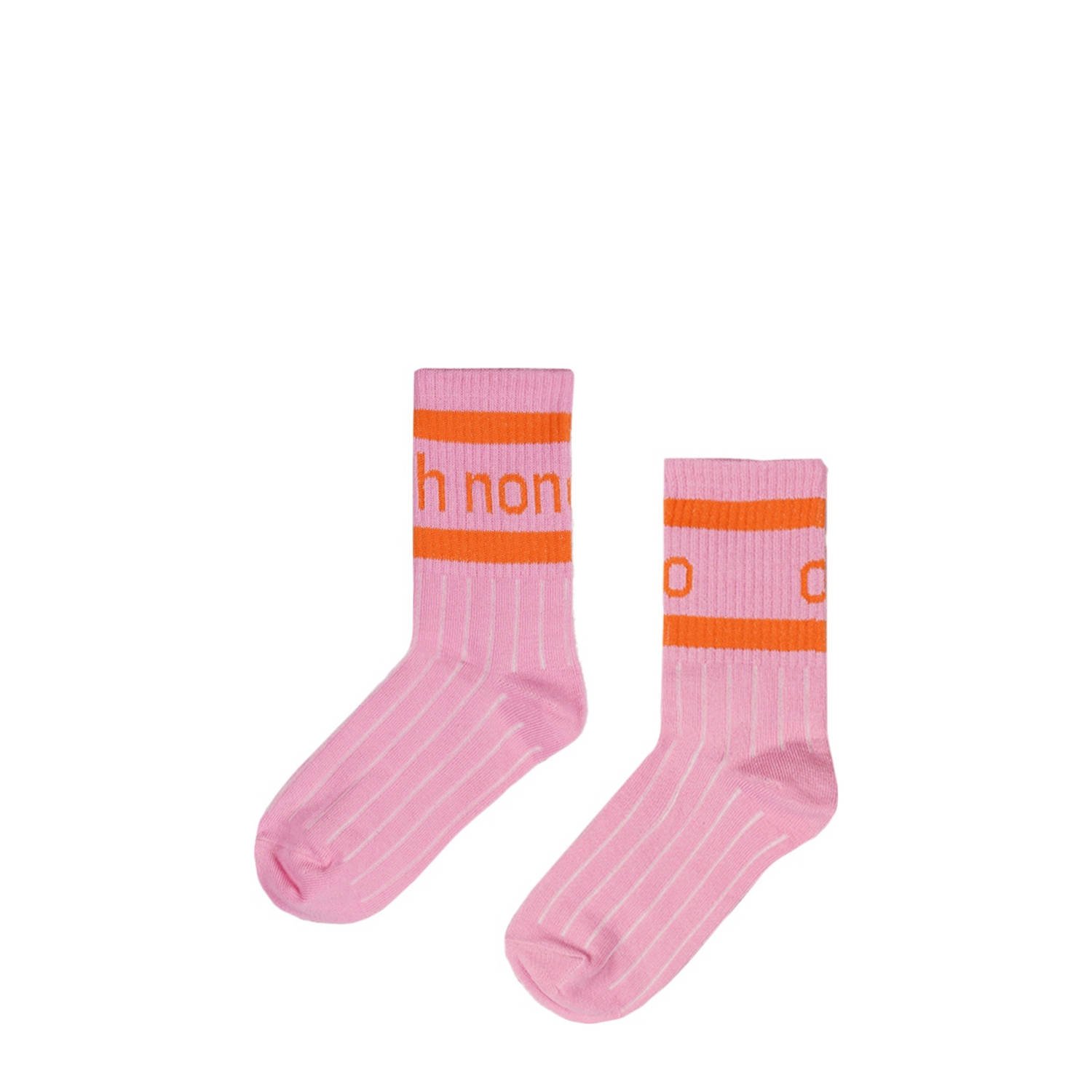 NONO sokken roze oranje