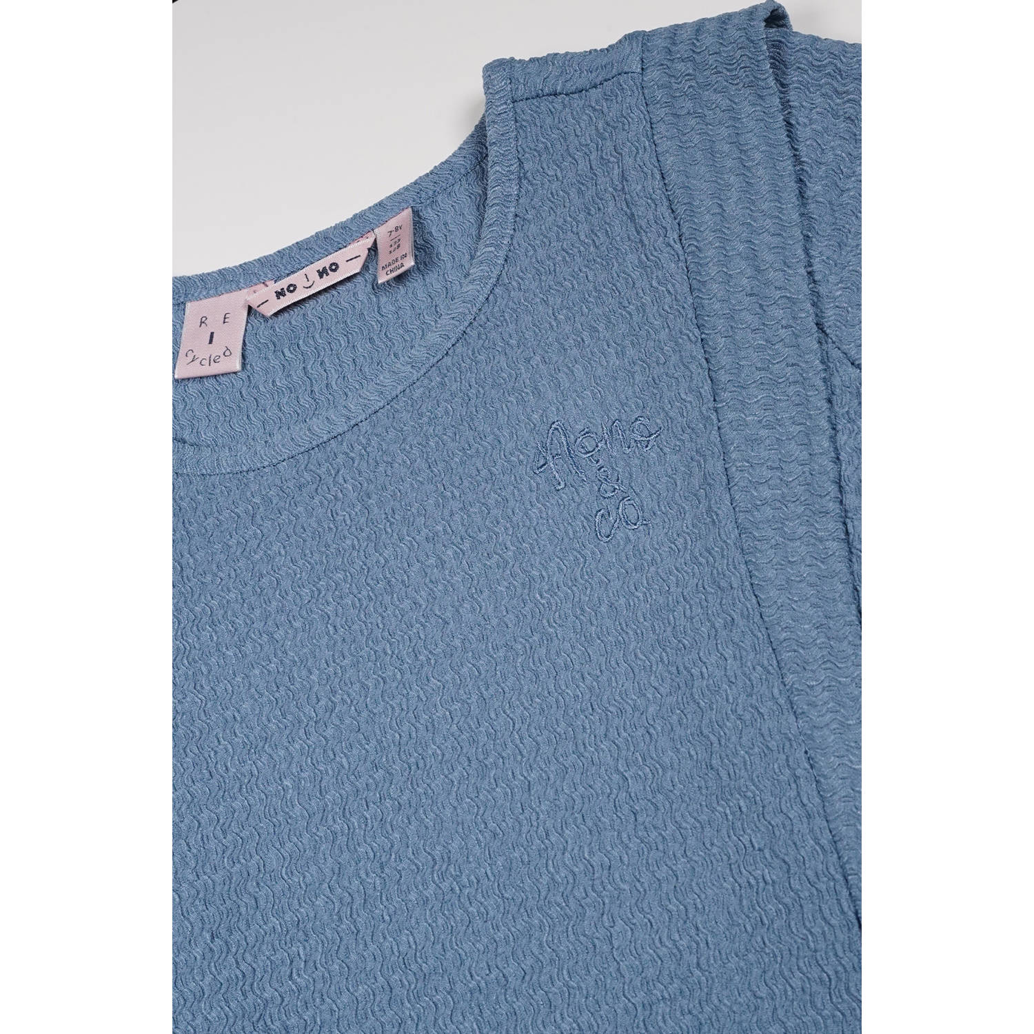 NONO midi jurk blauw
