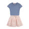 NONO midi jurk blauw