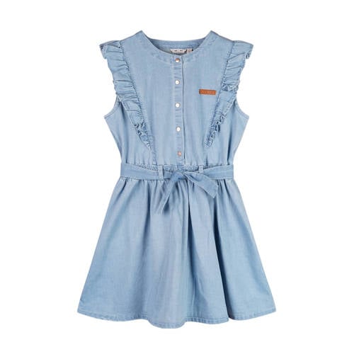 NONO spijkerjurk light blue denim afbeelding