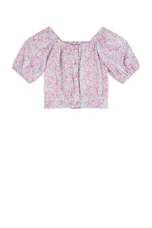 cropped top lila