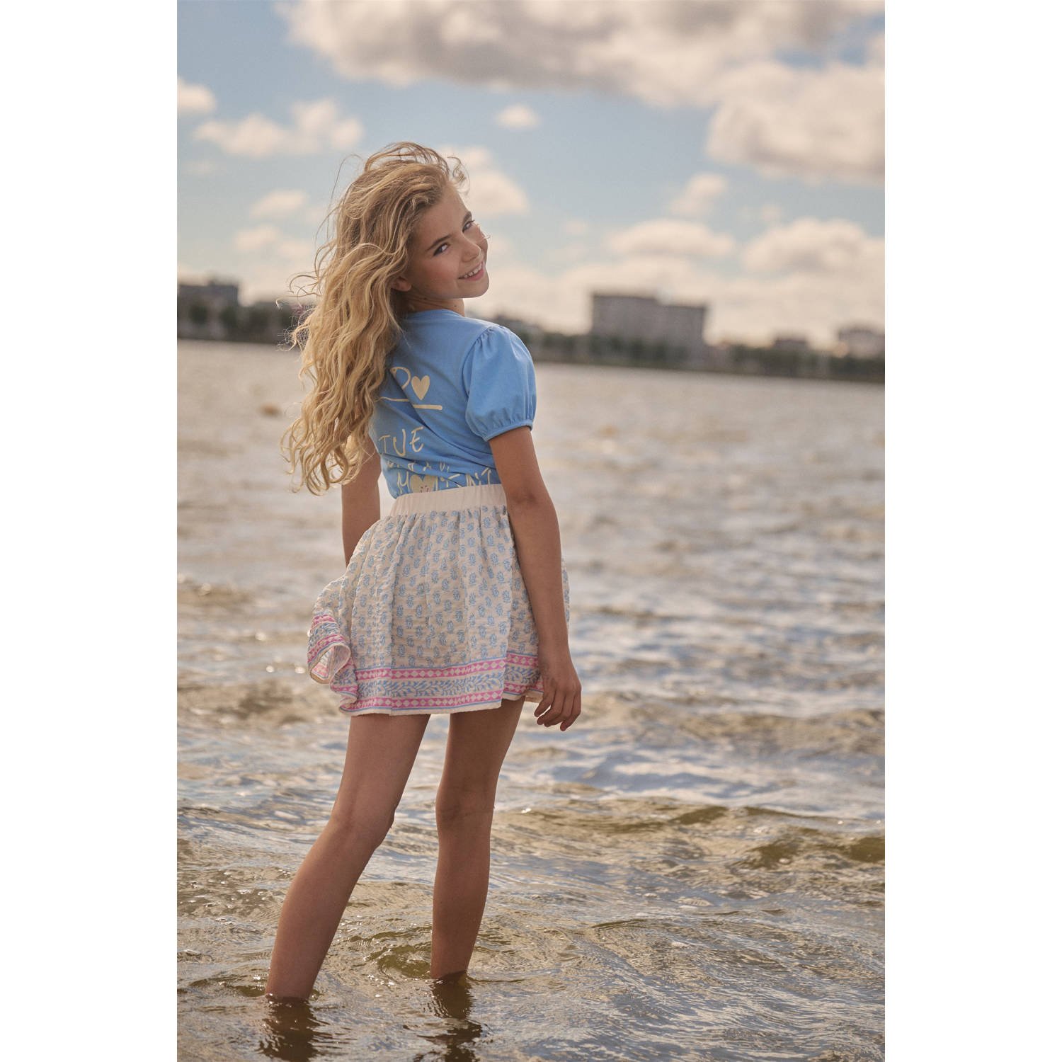 NONO T-shirt blauw