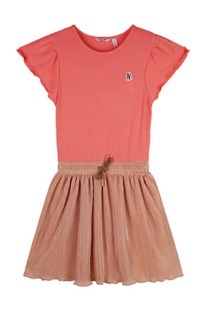 midi jurk oranje