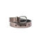 Fabienne Chapot metallic leren riem Cut it Out Heart bronskleurig