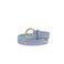 Fabienne Chapot leren riem Studded Shell Belt lichtblauw