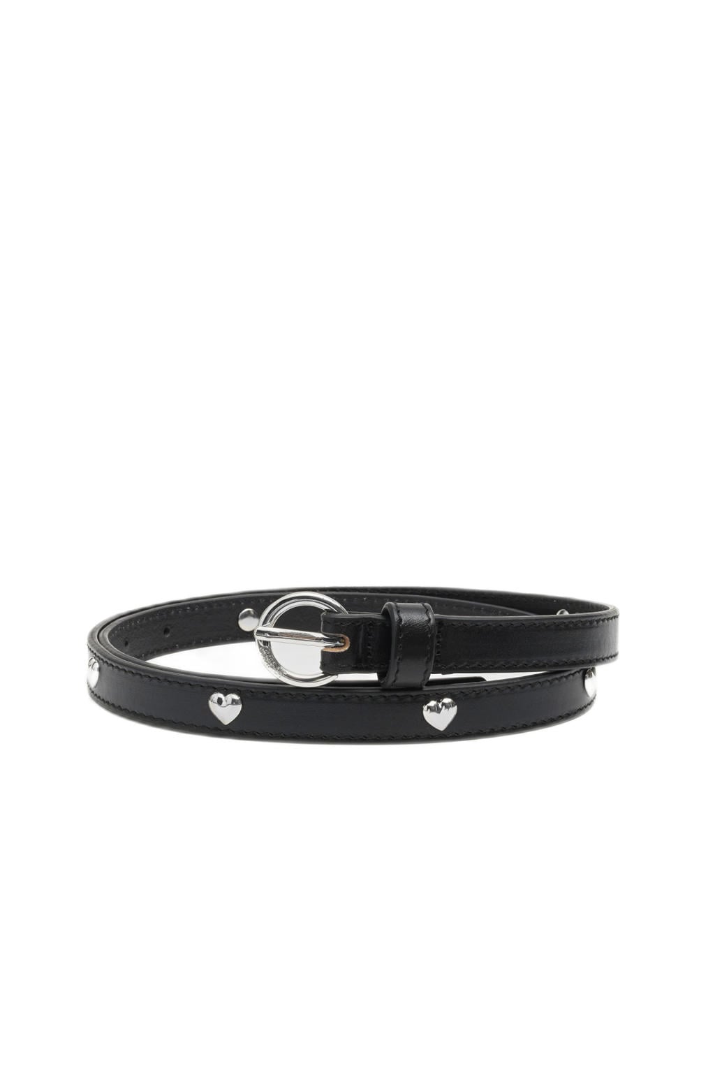 Fabienne Chapot leren riem Bold Love Small zwart