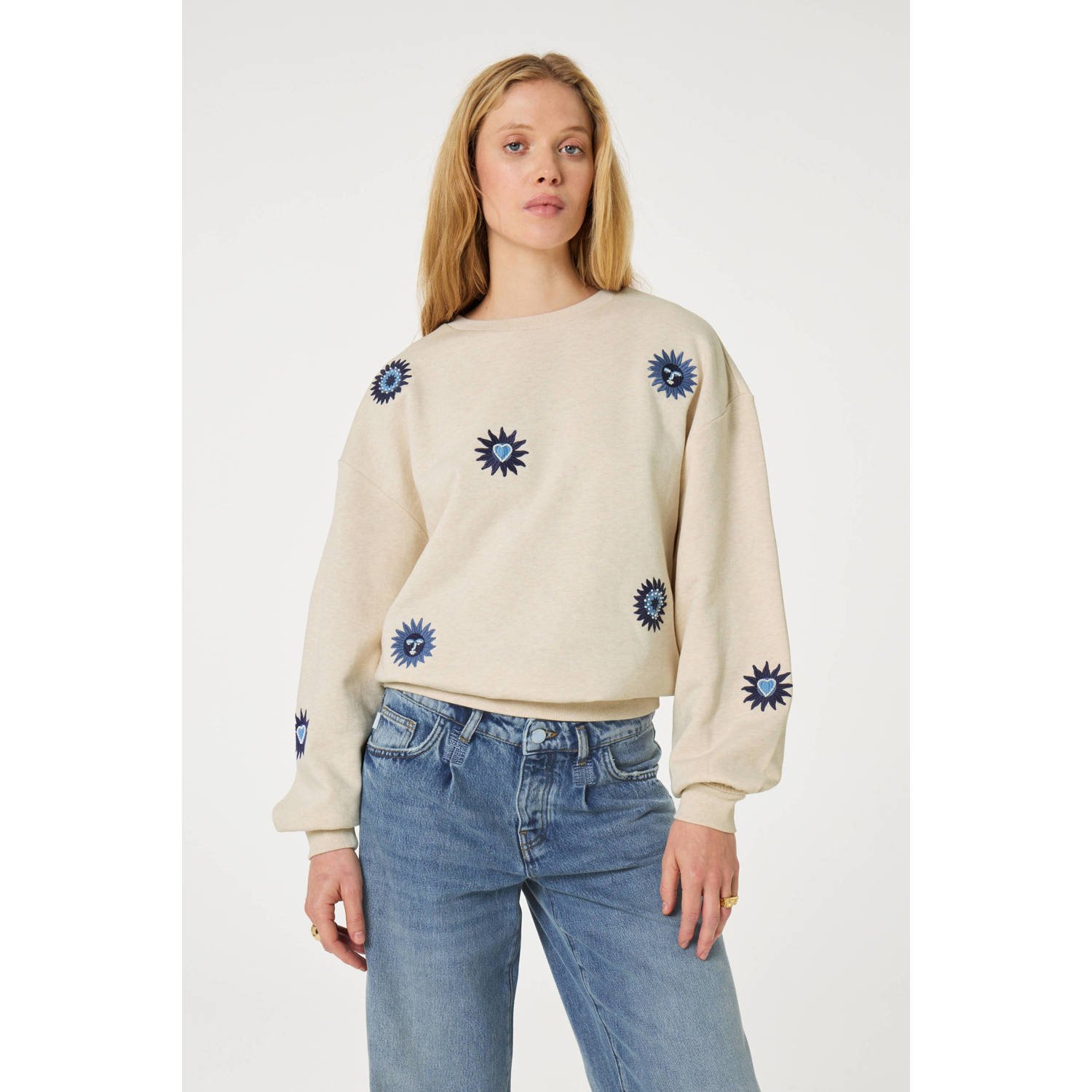 FABIENNE CHAPOT Dames Truien & Vesten Luna Sweater Ecru