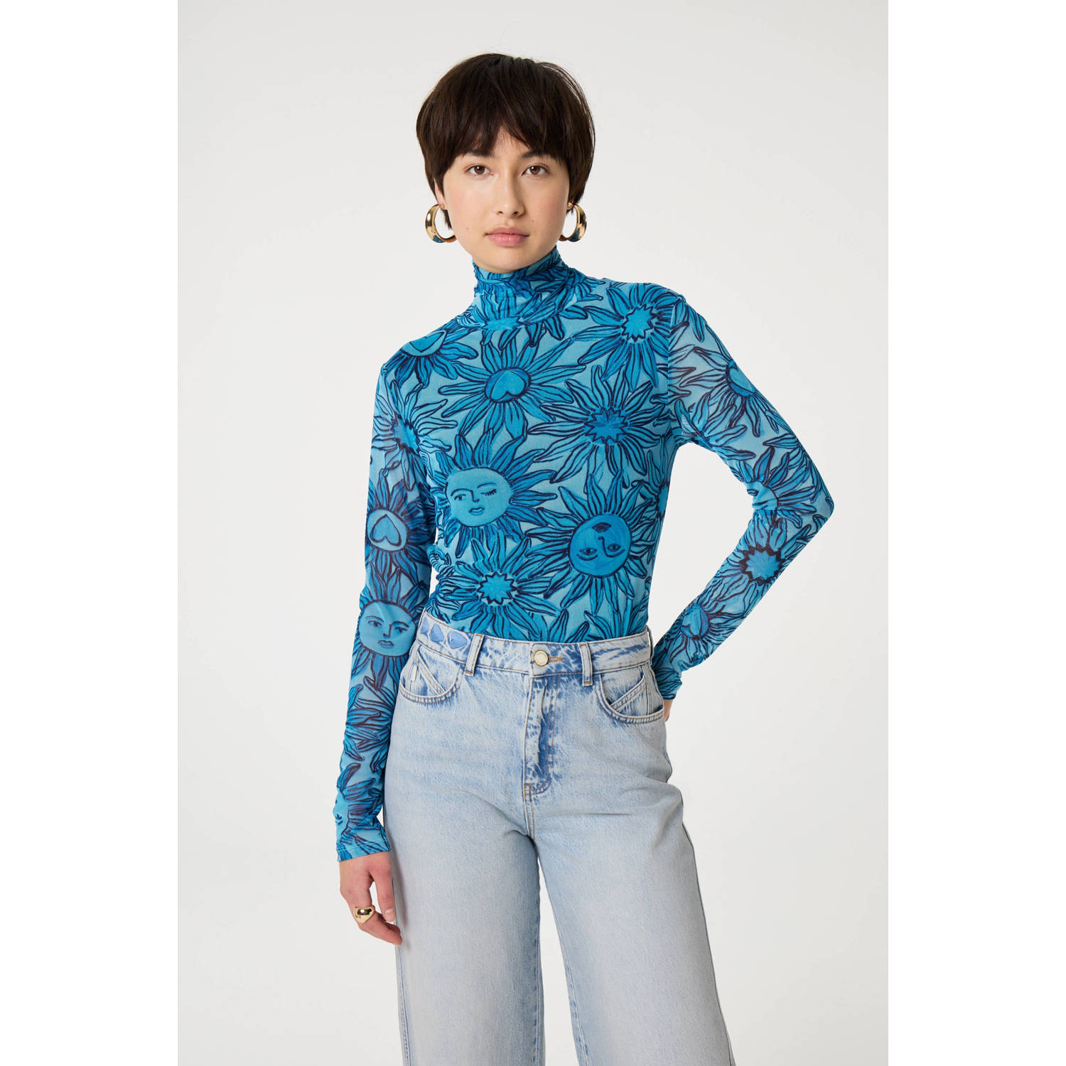 Fabienne Chapot Jane Top Blue Dames