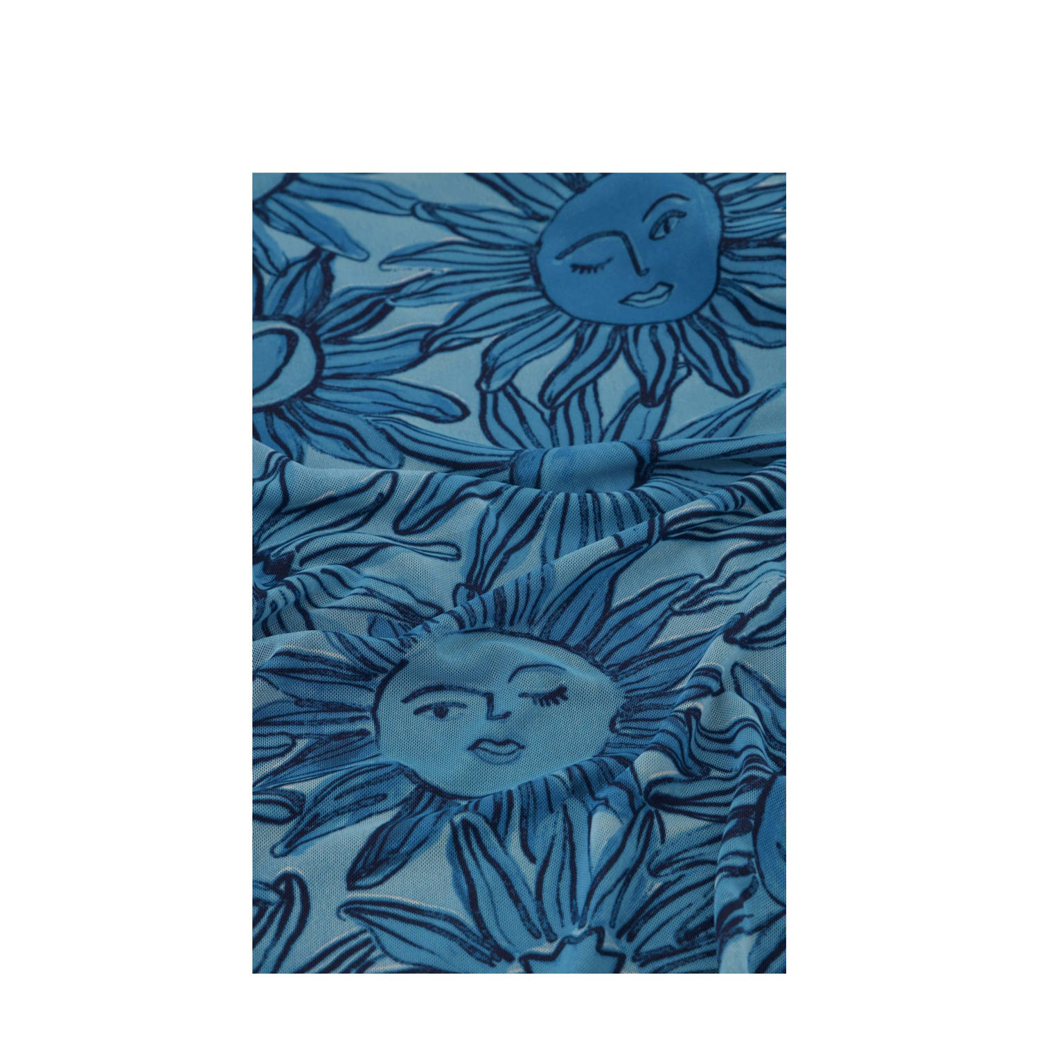 Fabienne Chapot top met col blauw
