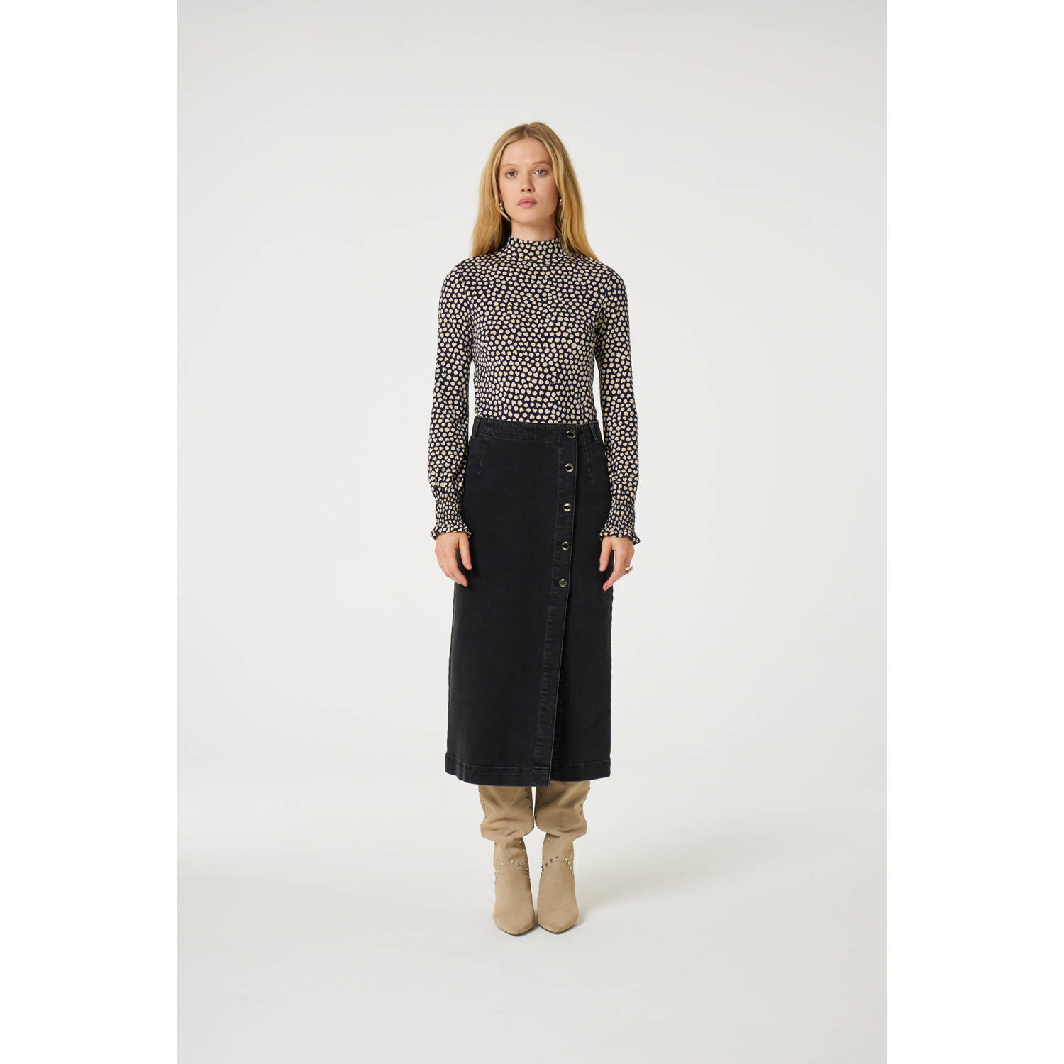 Fabienne Chapot top donkerblauw