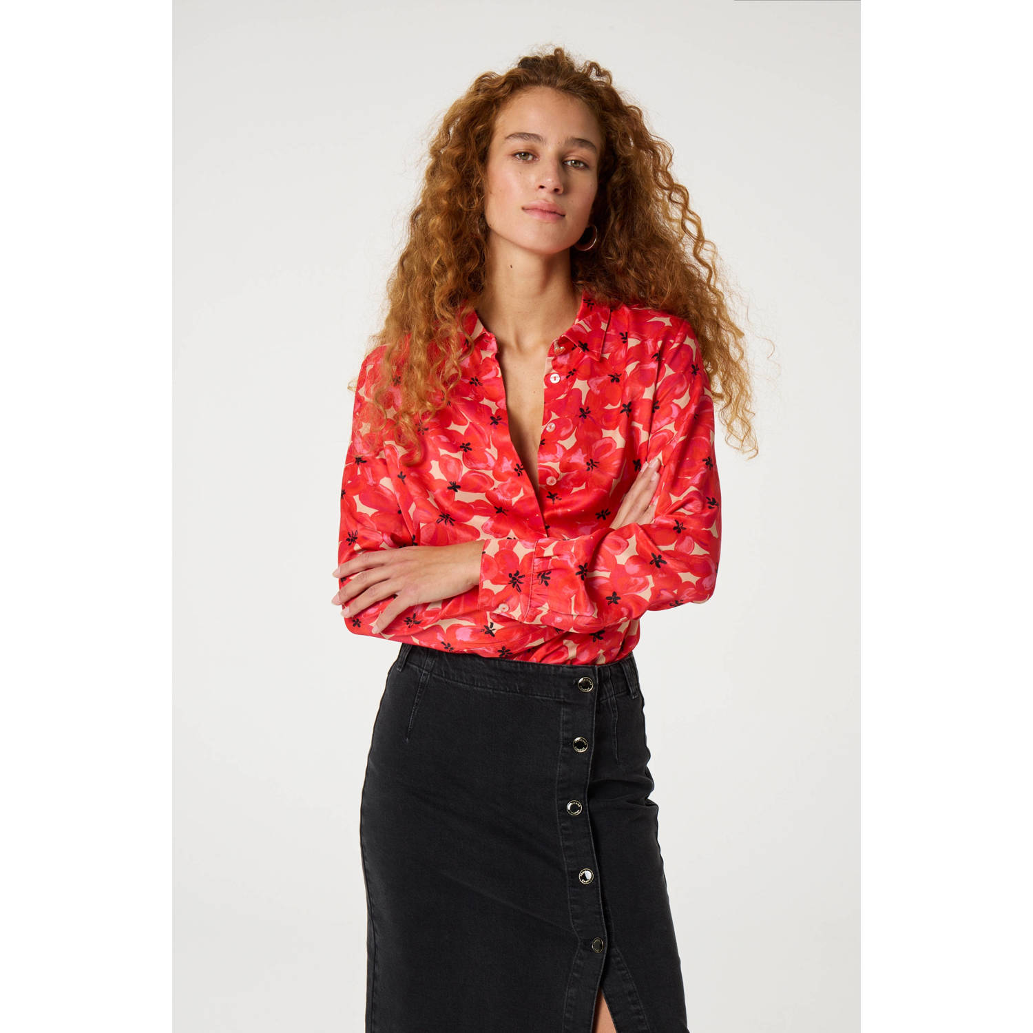 Fabienne Chapot Sancho Lange Mouw Blouse Red Dames