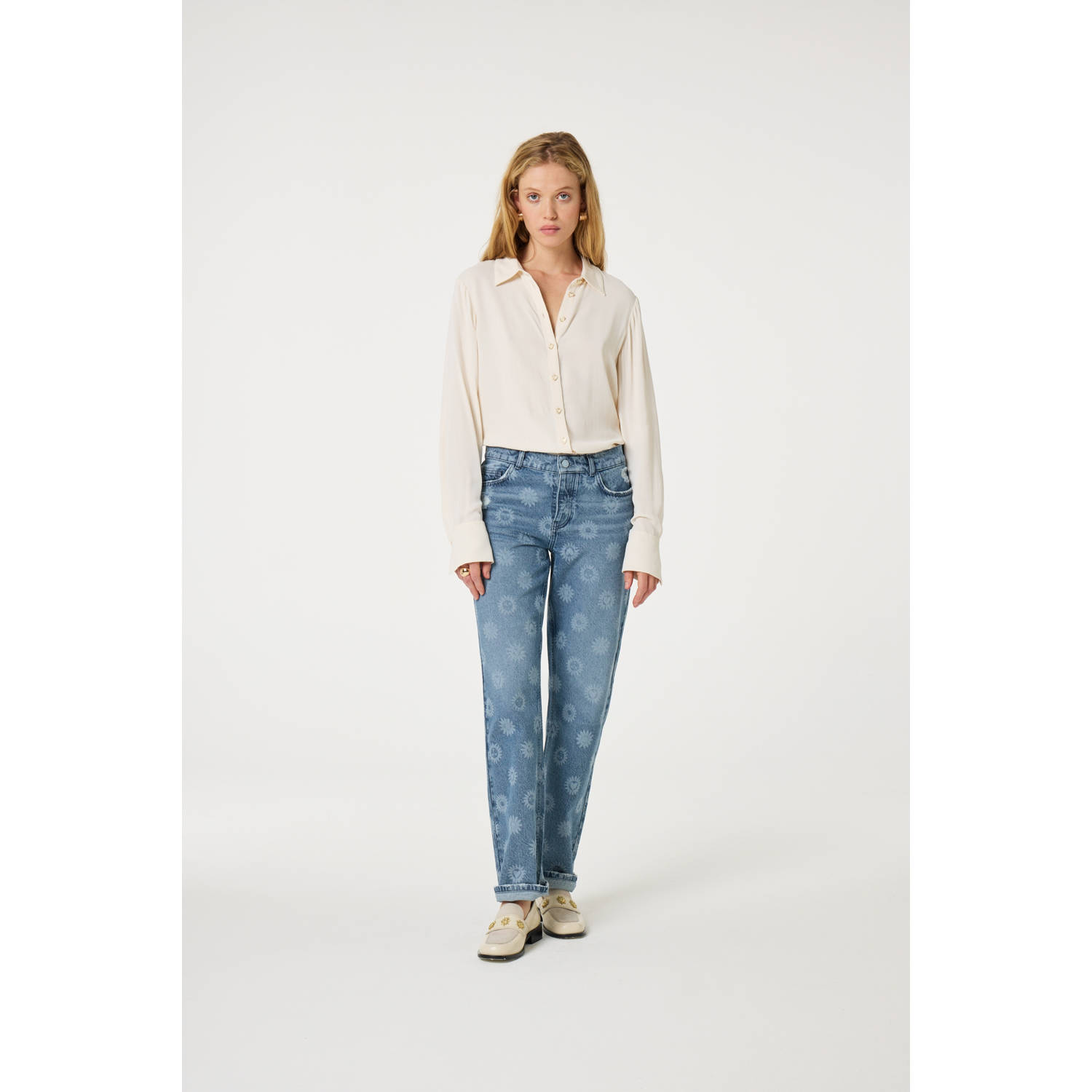 Fabienne Chapot blouse antiek cremewit