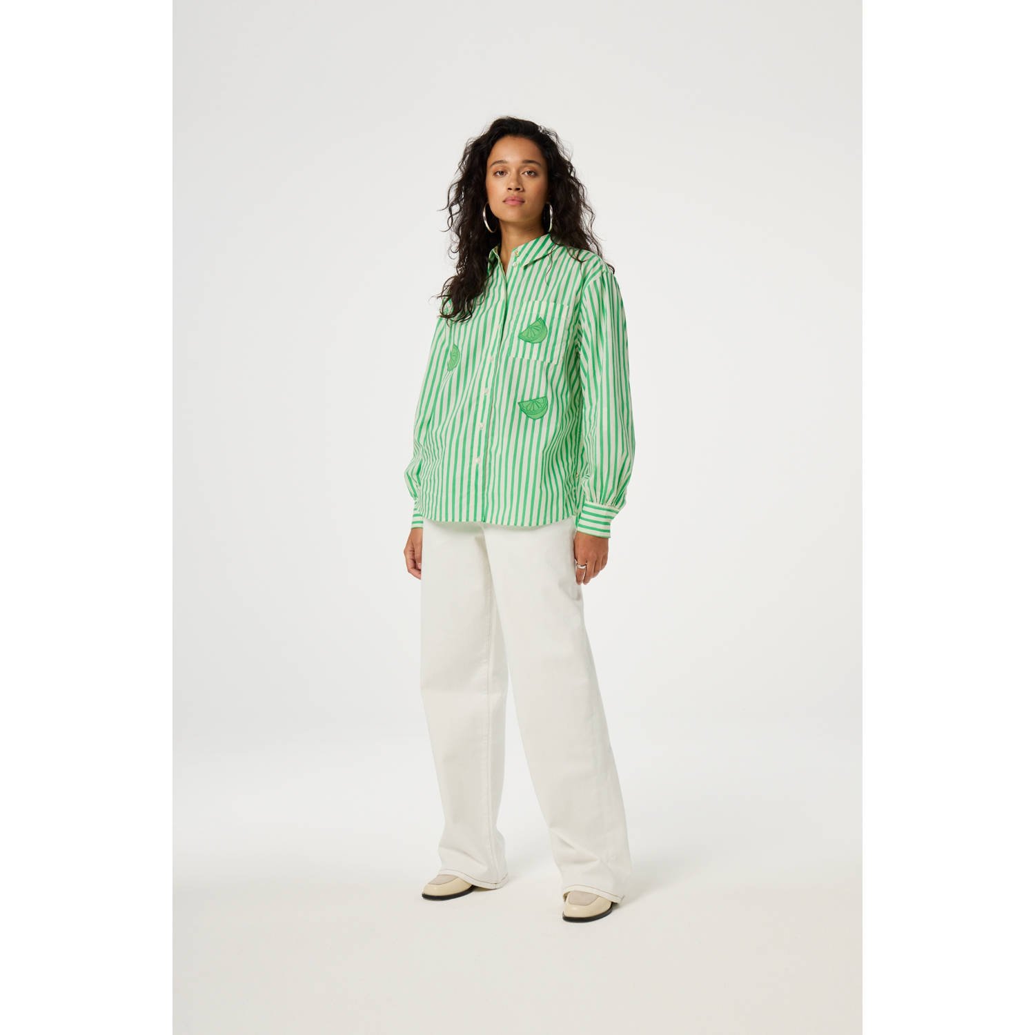 Fabienne Chapot blouse groen