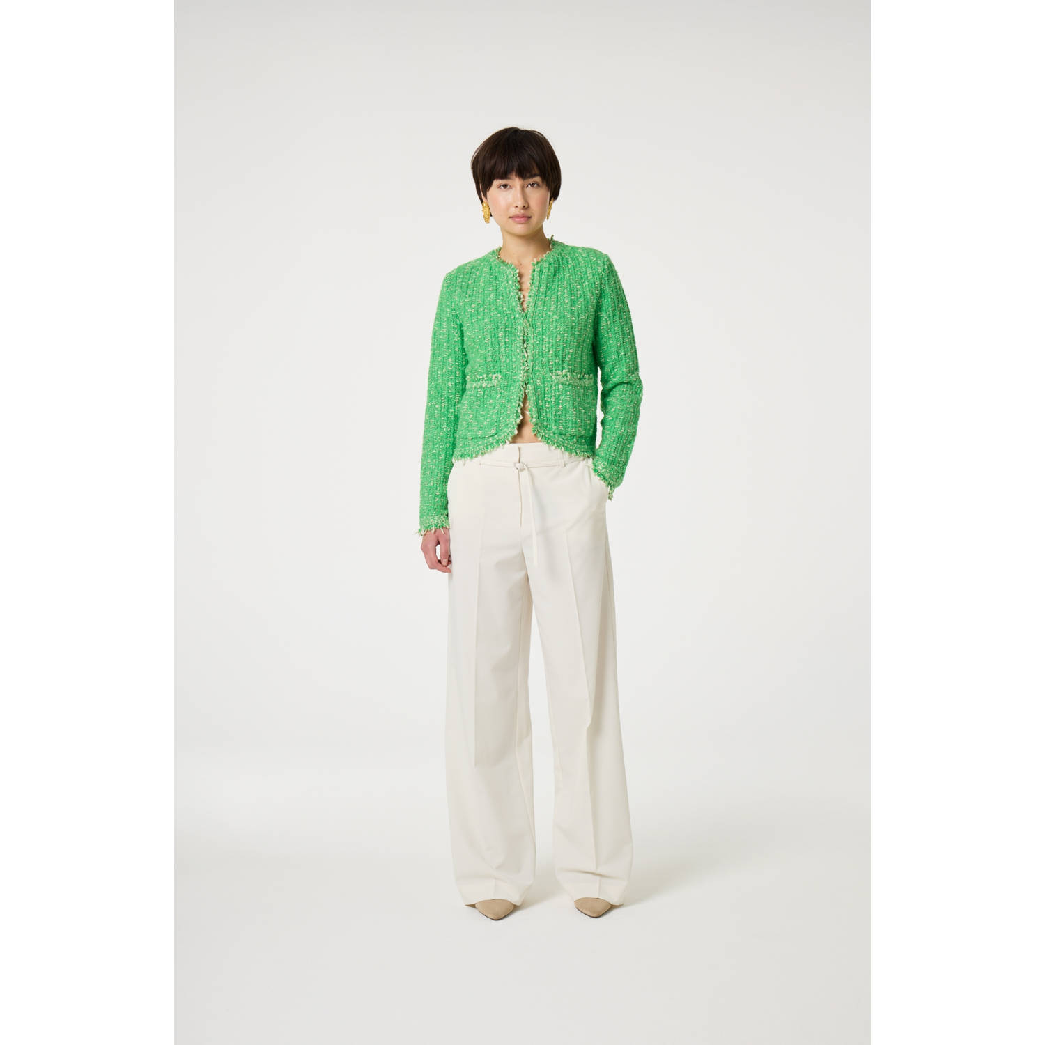 FABIENNE CHAPOT Dames Broeken Nelsan Trousers Beige