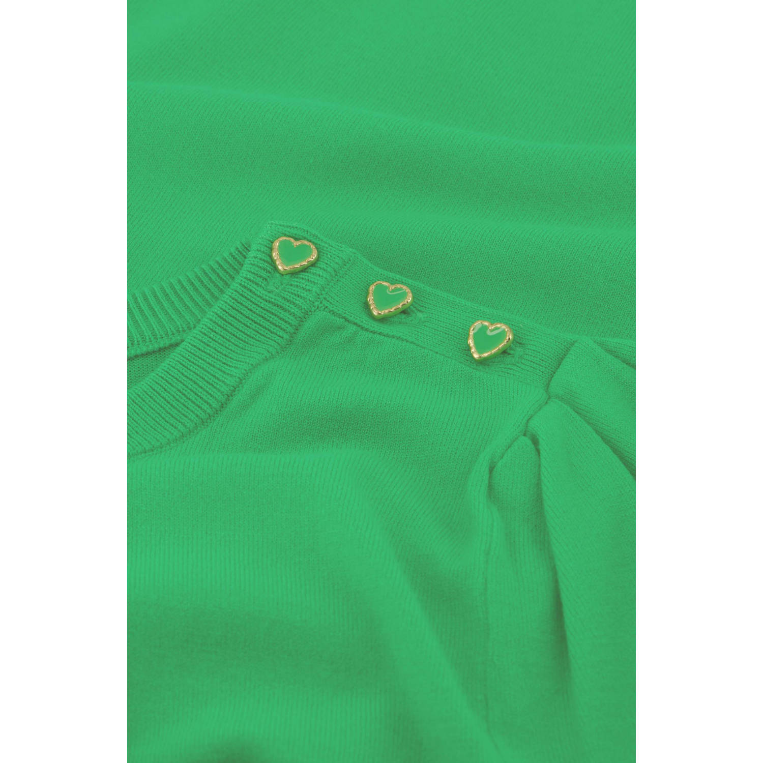 Fabienne Chapot pullover groen fijn gebreid