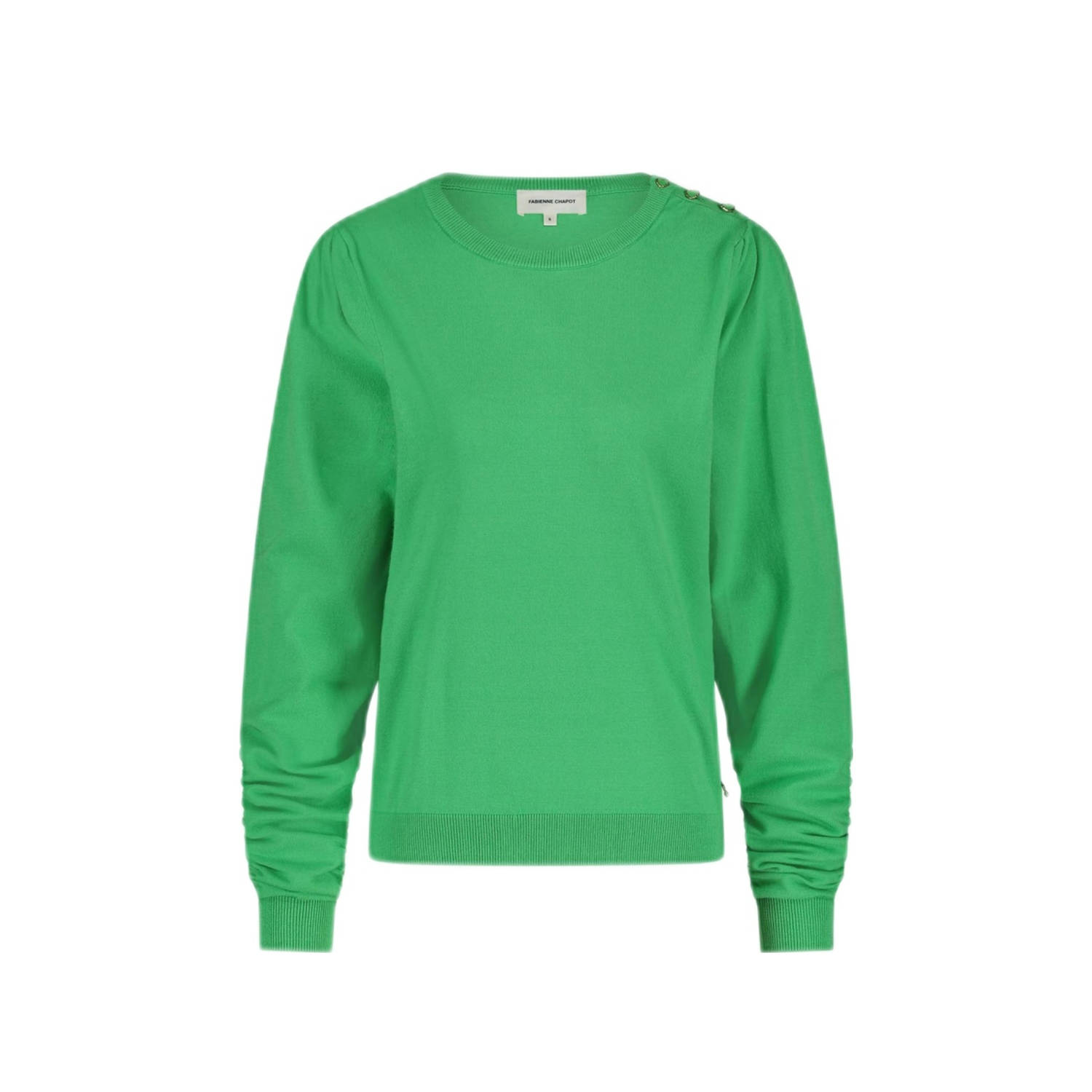 Fabienne Chapot Molly Scrunch Pullover Green Dames