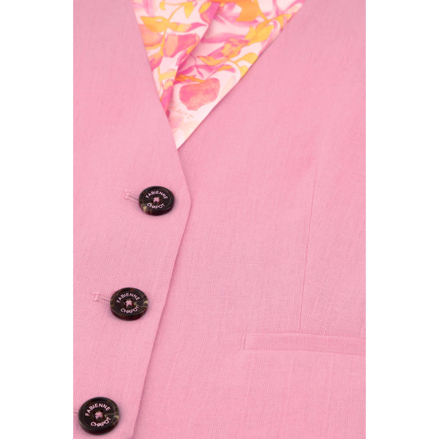 Fabienne Chapot gilet roze