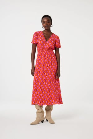 maxi jurk rood