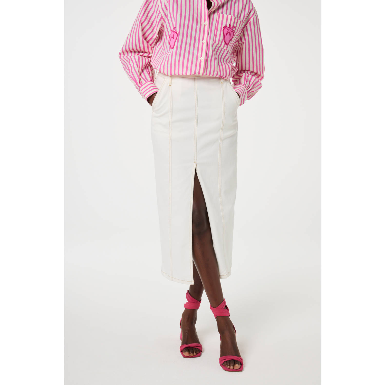 Fabienne Chapot blouse roze