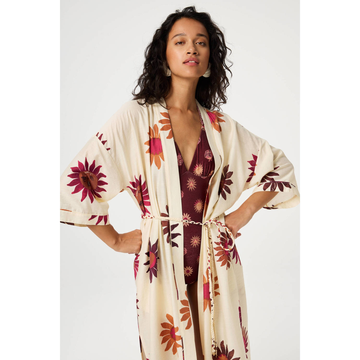 Fabienne Chapot kimono crème multi