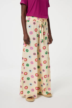 broek crème/ multi