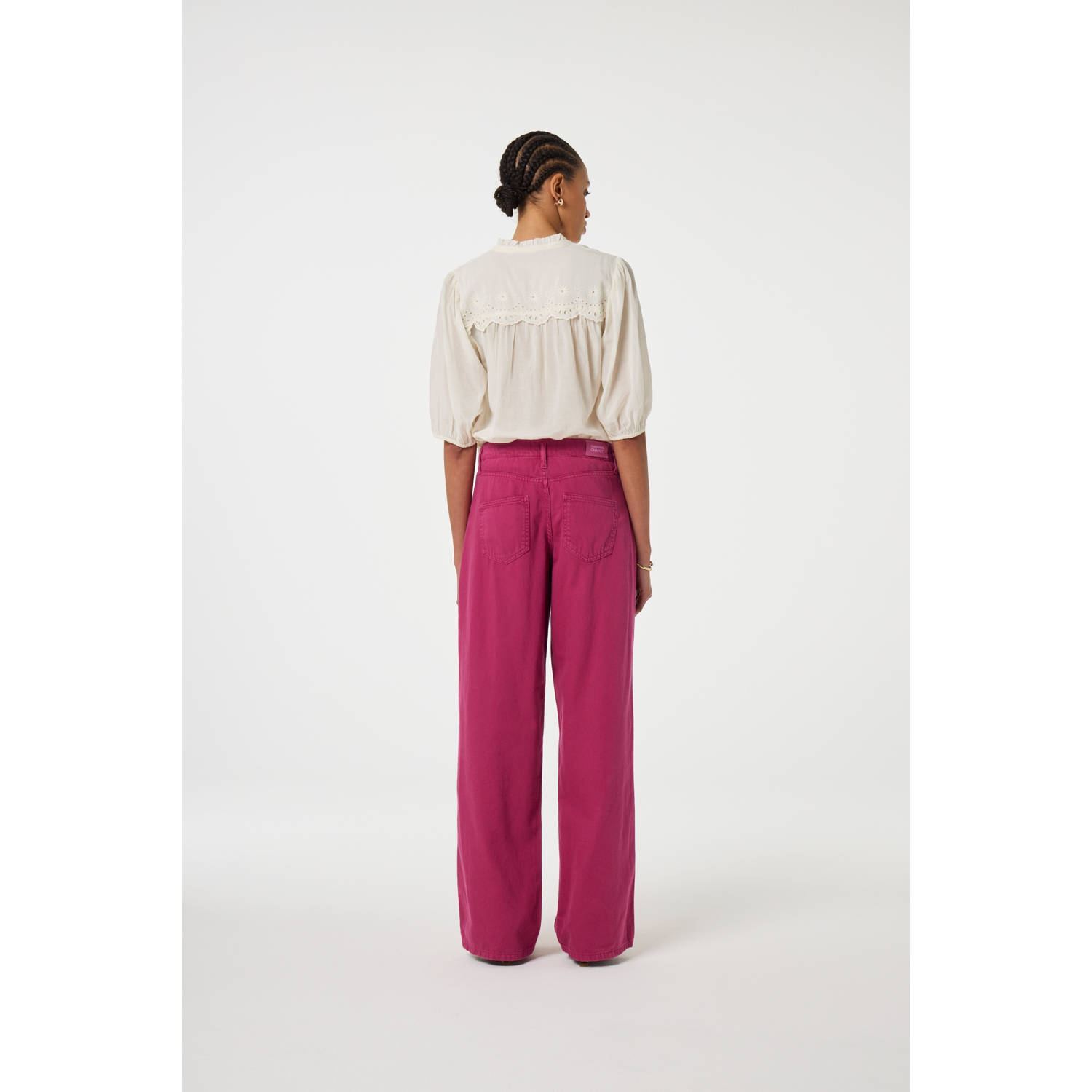 Fabienne Chapot blouse wit broderie