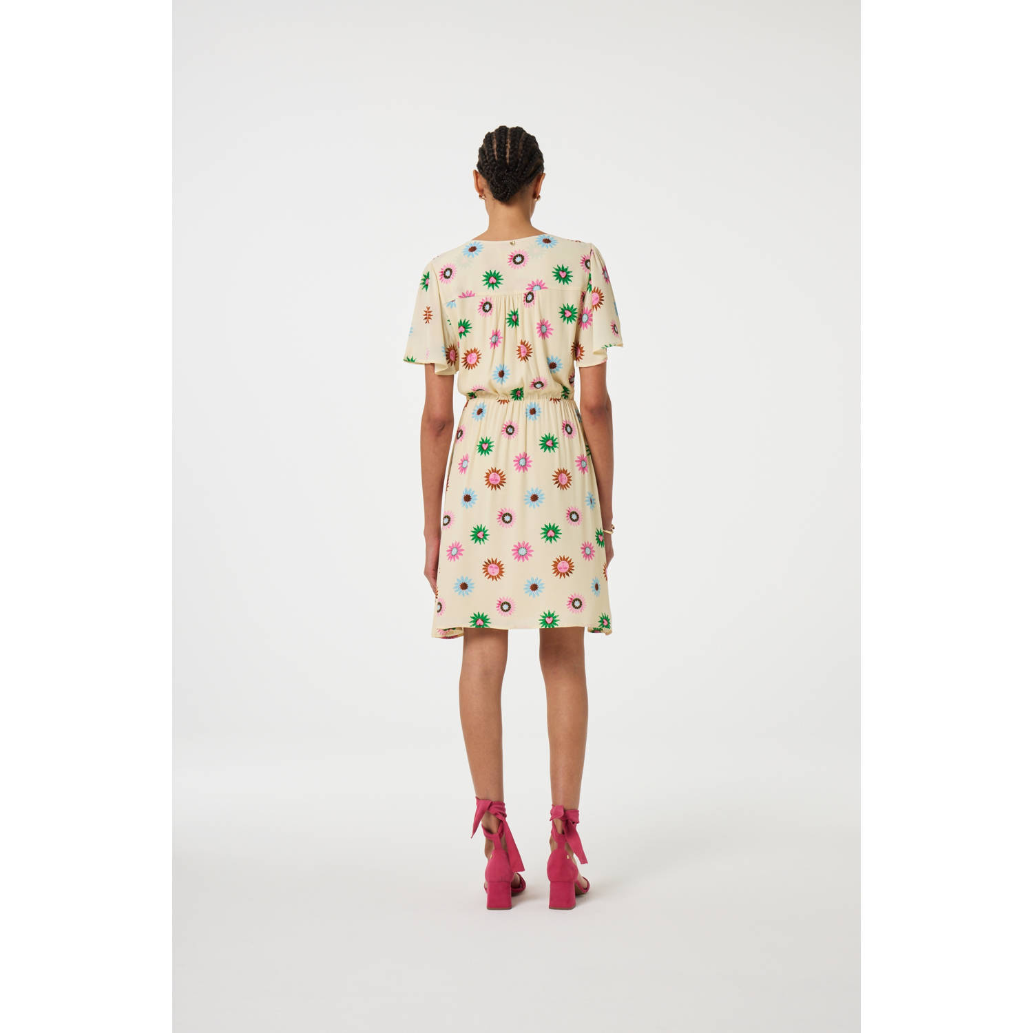 Fabienne Chapot jurk crème multi